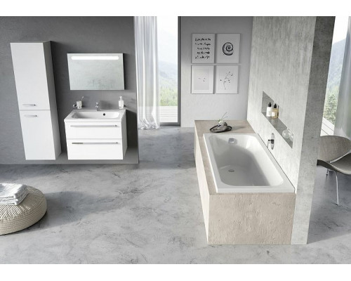 Купить Тумба под раковину Ravak SD Chrome II 80 X000000922 подвесная Белая в магазине сантехники Santeh-Crystal.ru