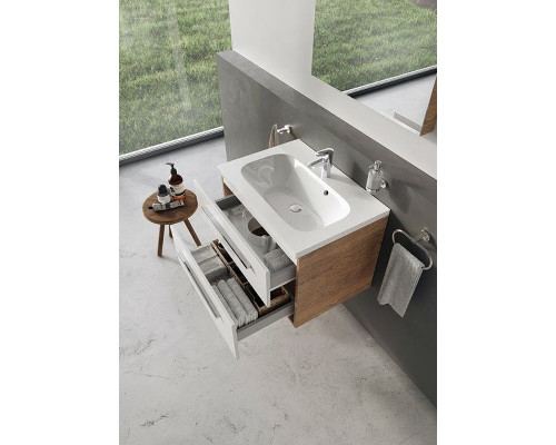 Купить Тумба под раковину Ravak SD Chrome II 80 X000000922 подвесная Белая в магазине сантехники Santeh-Crystal.ru