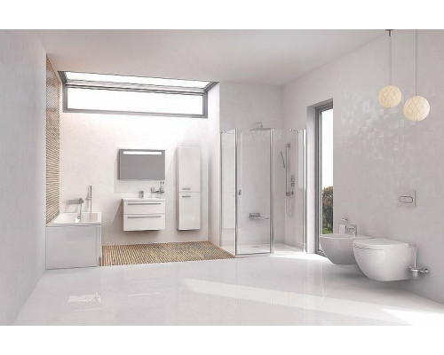 Приобрести Шкаф пенал Ravak SB Chrome 39 R X000000967 подвесной Капучино Белый в магазине сантехники Santeh-Crystal.ru