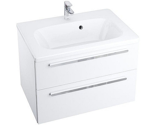 Заказать Тумба под раковину Ravak SD Chrome II 70 X000000920 подвесная Белая глянцевая в магазине сантехники Santeh-Crystal.ru