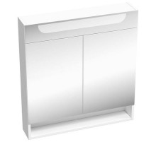 Зеркальный шкаф Ravak MC Classic II 70 X000001470 с подсветкой Белый глянцевый