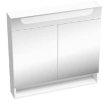 Зеркальный шкаф Ravak MC Classic II 80 X000001471 с подсветкой Белый глянцевый