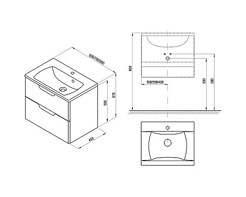 Santeh-Crystal.ru: Тумба под раковину Ravak SD Classic II 60 X000001476 подвесная Белая Приобрести Тумба под раковину Ravak SD Classic II 60 X000001476 подвесная Белая в магазине сантехники Santeh-Crystal.ru