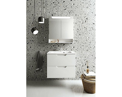Santeh-Crystal.ru: Тумба под раковину Ravak SD Classic II 70 X000001479 подвесная Белая Серая Купить Тумба под раковину Ravak SD Classic II 70 X000001479 подвесная Белая Серая в магазине сантехники Santeh-Crystal.ru