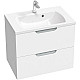 Купить Тумба под раковину Ravak SD Classic II 70 X000001479 подвесная Белая Серая в магазине сантехники Santeh-Crystal.ru