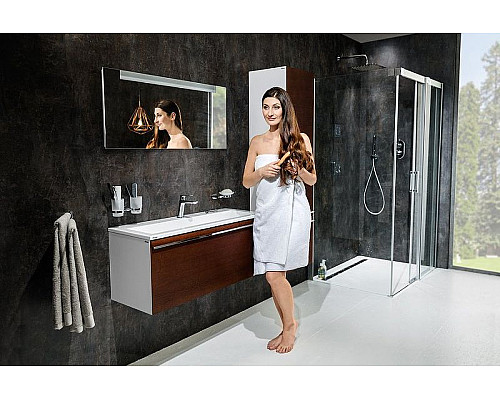 Приобрести Зеркало Ravak Clear 80 X000000765 с подсветкой с выключателем в магазине сантехники Santeh-Crystal.ru