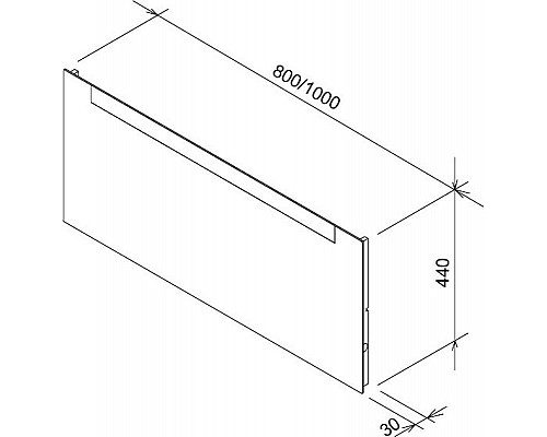 Приобрести Зеркало Ravak Clear 80 X000000765 с подсветкой с выключателем в магазине сантехники Santeh-Crystal.ru