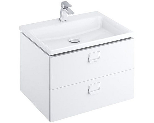 Заказать Тумба под раковину Ravak SD Comfort 80 X000001378 подвесная Белая глянцевая в магазине сантехники Santeh-Crystal.ru