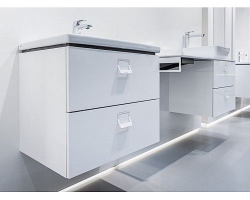 Заказать Тумба под раковину Ravak SD Comfort 80 X000001378 подвесная Белая глянцевая в магазине сантехники Santeh-Crystal.ru