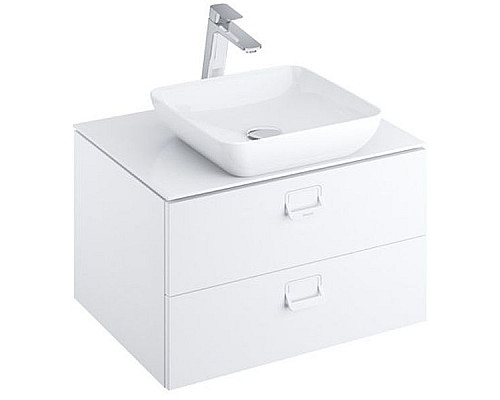 Заказать Тумба под раковину Ravak SD Comfort 80 X000001378 подвесная Белая глянцевая в магазине сантехники Santeh-Crystal.ru