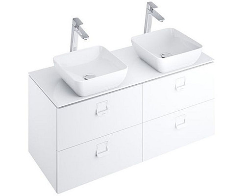 Заказать Тумба под раковину Ravak SD Comfort 80 X000001378 подвесная Белая глянцевая в магазине сантехники Santeh-Crystal.ru