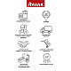 Заказать Зеркало Ravak Luna 50 X000001577 с подсветкой круглое в магазине сантехники Santeh-Crystal.ru