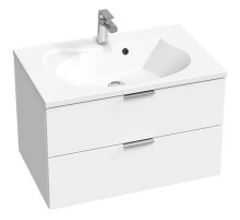 Тумба под раковину Ravak Rosa II 76 X000001495 подвесная Белая глянцевая