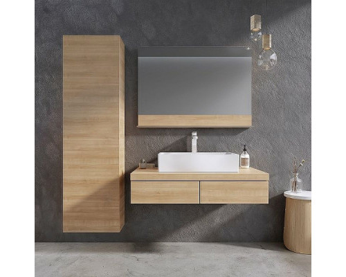 Купить Шкаф пенал Ravak SB Formy 46 L X000001039 подвесной Дуб в магазине сантехники Santeh-Crystal.ru