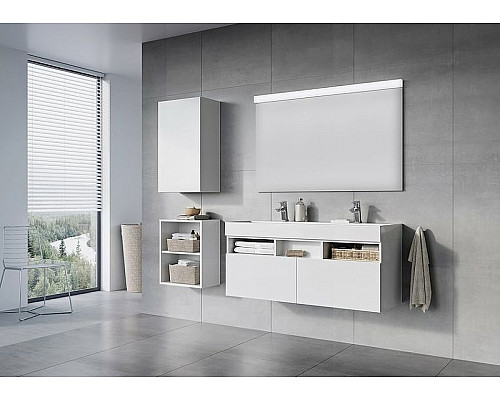 Приобрести Подвесной шкаф Ravak SB Natural 45 X000001054 Белый глянец в магазине сантехники Santeh-Crystal.ru