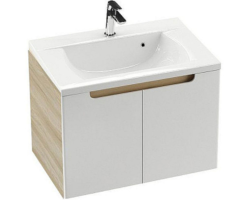 Заказать Тумба под раковину Ravak SDD Classic 80 X000001095 подвесная Латте Белая в магазине сантехники Santeh-Crystal.ru