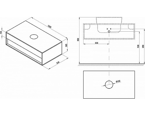 Приобрести Тумба под раковину Ravak SD Step 100 X000001417 подвесная Белая Дуб в магазине сантехники Santeh-Crystal.ru