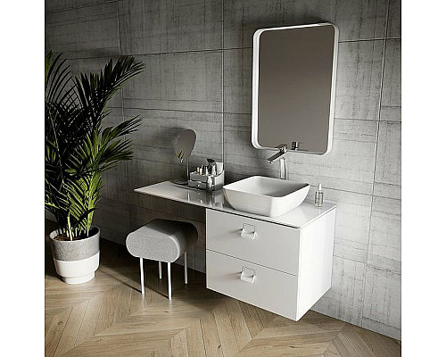 Заказать Зеркало Ravak Strip 50 X000001565 с подсветкой Белое в магазине сантехники Santeh-Crystal.ru