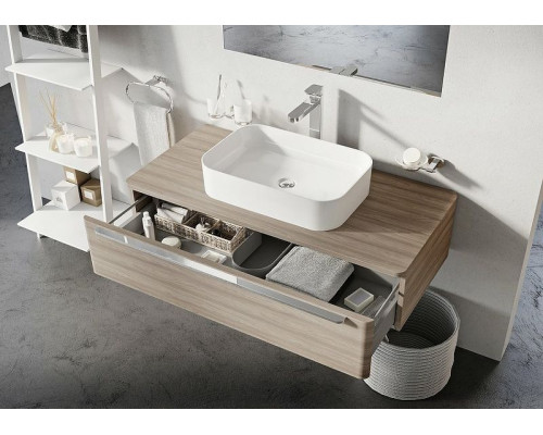 Заказать Тумба под раковину Ravak SUD 260.01 110 X000001082 подвесная Белая в магазине сантехники Santeh-Crystal.ru