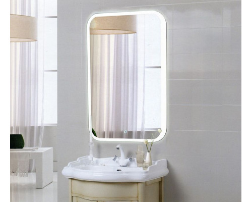 Заказать Зеркало Relisan Alexandria 500х700 Гл000024314 с подсветкой с сенсорным выключателем в магазине сантехники Santeh-Crystal.ru