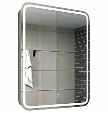 Зеркальный шкаф Relisan Angelica 600х800 Гл000024694 с подсветкой Белый