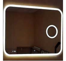 Зеркало Relisan Constance 1200х800 Гл000024356 с подсветкой с сенсорным выключателем, увеличением и часами