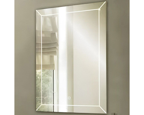 Приобрести Зеркало Relisan Janet 600х800 Гл000024388 с подсветкой с сенсорным выключателем в магазине сантехники Santeh-Crystal.ru