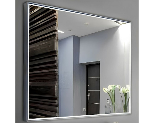 Заказать Зеркало Relisan Molly 1200х700 Гл000025054 с подсветкой с сенсорным выключателем и часами в магазине сантехники Santeh-Crystal.ru