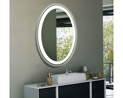 Приобрести Зеркало Relisan Sara 570х770 Гл000024329 с подсветкой с сенсорным выключателем в магазине сантехники Santeh-Crystal.ru