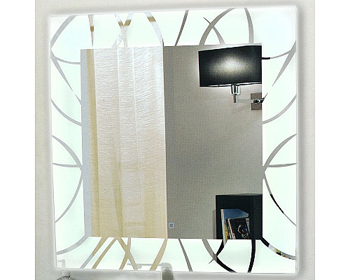 Заказать Зеркало Relisan Viva 770х770 Гл000024349 с подсветкой с сенсорным выключателем в магазине сантехники Santeh-Crystal.ru