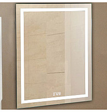 Зеркало Relisan Wendy 500х700 Гл000024377 с подсветкой с сенсорным выключателем и часами