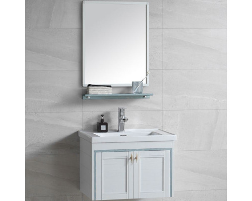 Заказать Комплект мебели для ванной River Amalia 805 BU 10000003939 Белый Голубой в магазине сантехники Santeh-Crystal.ru