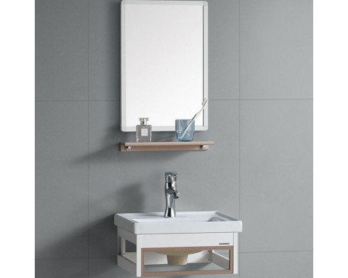 Приобрести Комплект мебели для ванной River Laura 405 BG 10000003949 Белый Бежевый в магазине сантехники Santeh-Crystal.ru