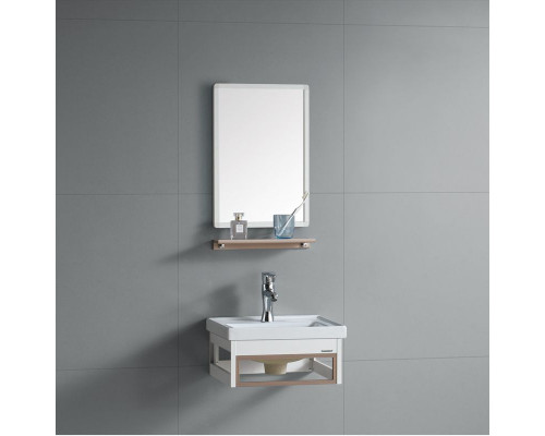 Приобрести Комплект мебели для ванной River Laura 405 BG 10000003949 Белый Бежевый в магазине сантехники Santeh-Crystal.ru