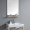 Комплект мебели для ванной River Laura 605 BG 10000003951 Белый Бежевый Комплект мебели для ванной River Laura 605 BG 10000003951 Белый Бежевый