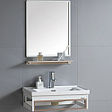 Комплект мебели для ванной River Laura 805 BG 10000003953 Белый Бежевый Комплект мебели для ванной River Laura 805 BG 10000003953 Белый Бежевый