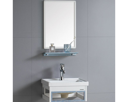 Заказать Комплект мебели для ванной River Laura 405 BU 10000003944 Белый Голубой в магазине сантехники Santeh-Crystal.ru