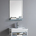 Комплект мебели для ванной River Laura 505 BU 10000003945 Белый Голубой Комплект мебели для ванной River Laura 505 BU 10000003945 Белый Голубой