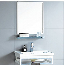Комплект мебели для ванной River Laura 705 BU 10000003947 Белый Голубой