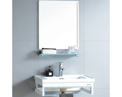 Заказать Комплект мебели для ванной River Laura 705 BU 10000003947 Белый Голубой в магазине сантехники Santeh-Crystal.ru