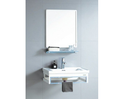 Заказать Комплект мебели для ванной River Laura 705 BU 10000003947 Белый Голубой в магазине сантехники Santeh-Crystal.ru