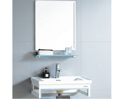 Купить Комплект мебели для ванной River Laura 805 BU 10000003948 Белый Голубой в магазине сантехники Santeh-Crystal.ru