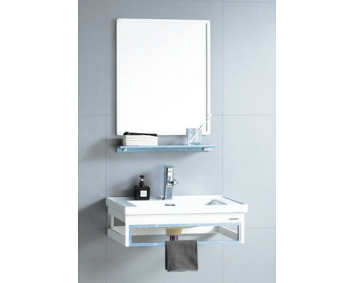 Купить Комплект мебели для ванной River Laura 805 BU 10000003948 Белый Голубой в магазине сантехники Santeh-Crystal.ru