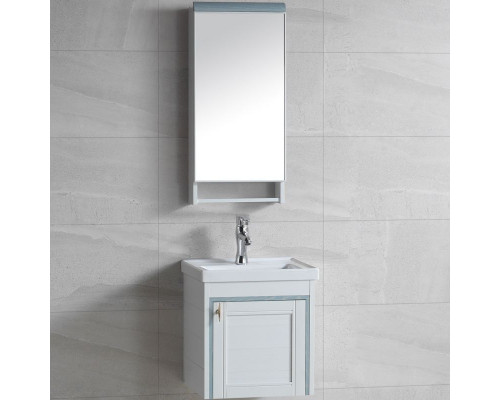 Приобрести Комплект мебели для ванной River Sofia 405 BU 10000003960 Белый Голубой в магазине сантехники Santeh-Crystal.ru