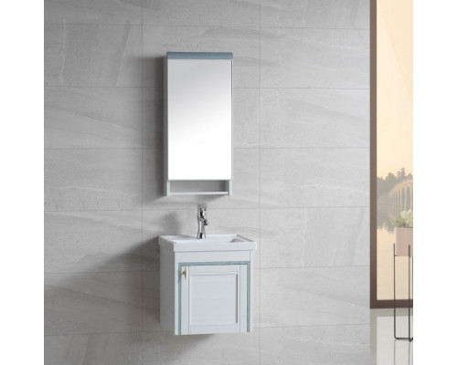 Приобрести Комплект мебели для ванной River Sofia 405 BU 10000003960 Белый Голубой в магазине сантехники Santeh-Crystal.ru