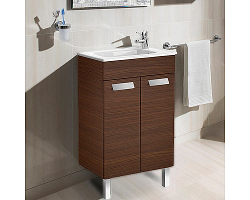 Заказать Тумба под раковину Roca Debba 50 ZRU9302709 Венге в магазине сантехники Santeh-Crystal.ru