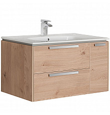 Тумба под раковину Roca Lago 80 857296444 подвесная Светлый дуб