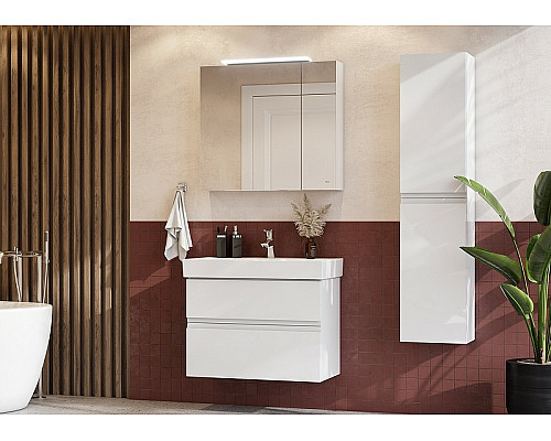 Santeh-Crystal.ru: Тумба под раковину Roca Oleta 80 857640501 подвесная Белая матовая Купить Тумба под раковину Roca Oleta 80 857640501 подвесная Белая матовая в магазине сантехники Santeh-Crystal.ru