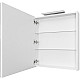 Заказать Зеркальный шкаф Roca Oleta 60 L 857645501 с подсветкой Белый матовый в магазине сантехники Santeh-Crystal.ru