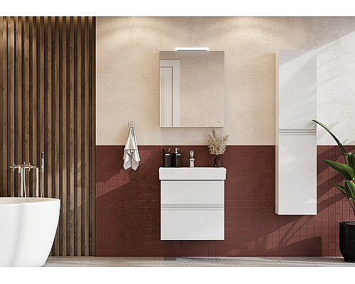 Santeh-Crystal.ru: Зеркальный шкаф Roca Oleta 60 L 857645501 с подсветкой Белый матовый Заказать Зеркальный шкаф Roca Oleta 60 L 857645501 с подсветкой Белый матовый в магазине сантехники Santeh-Crystal.ru